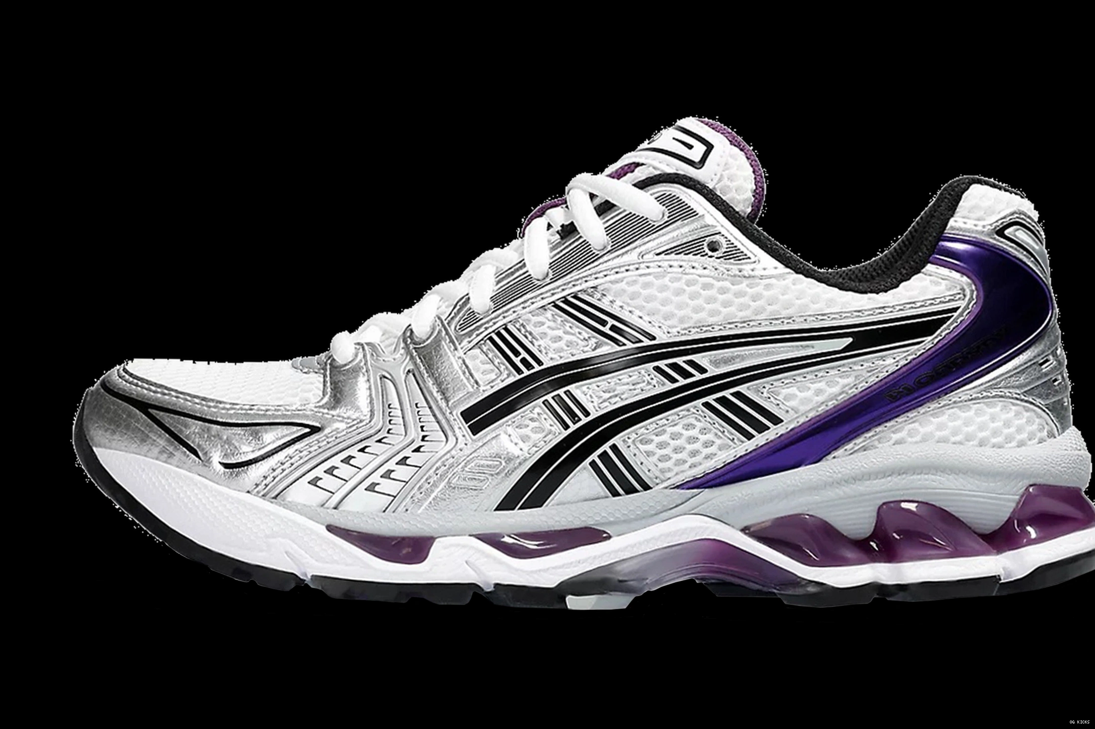 White ASICS Dark Gel-Kayano 14 Grape W 0801